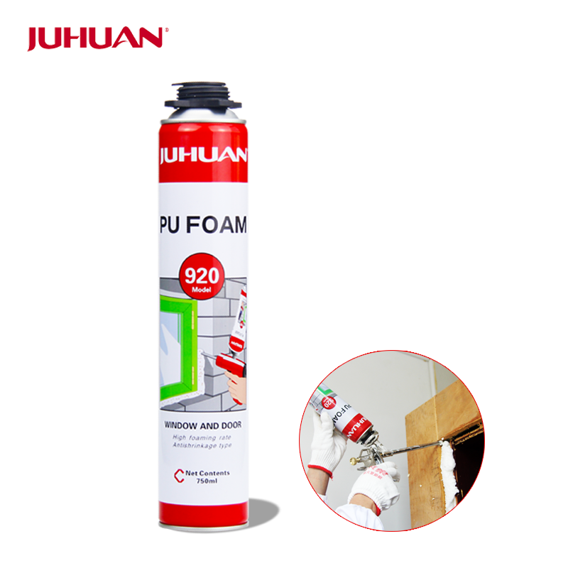 Foam Mounting 750 ml PU Spray Foam Insulation Closed Cell Polyurethane Foam With Factory Price