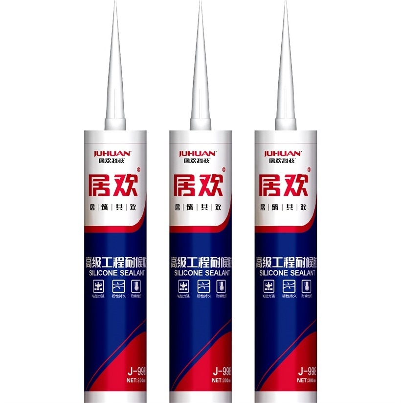 JUHUAN commercial grade weather resistance silicone sealant glue marble to metal