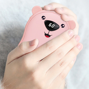 Hot Selling Reusable Hand Warmer Heat Pack Rechargeable Hand Warmer Usb Power Bank 6000ma Hand Warm Power Banks 10000ma 6000 Ma