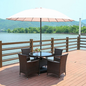 Commercial  Sun Shade Canopy Parasols Outdoor Furniture glass fiber parasol Patio Umbrellas for Garden