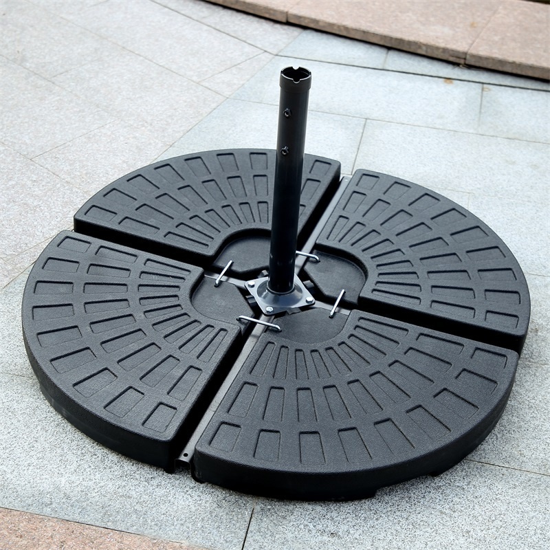 80 L Water Filled  Sand-Filled Plastic Base Weight Plates for Cantilever Offset Umbrella