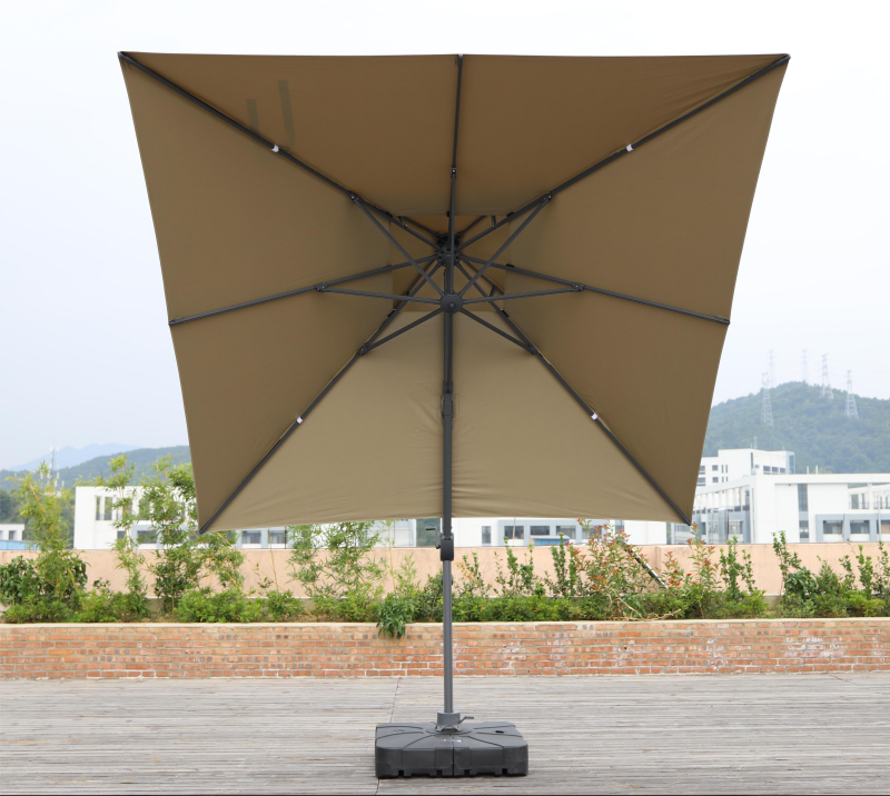 Garden Restaurant Hotel 360 Tilt 10Ft High Quality  Rectangular Cantilever Patio  Parasol Umbrella Outdoor