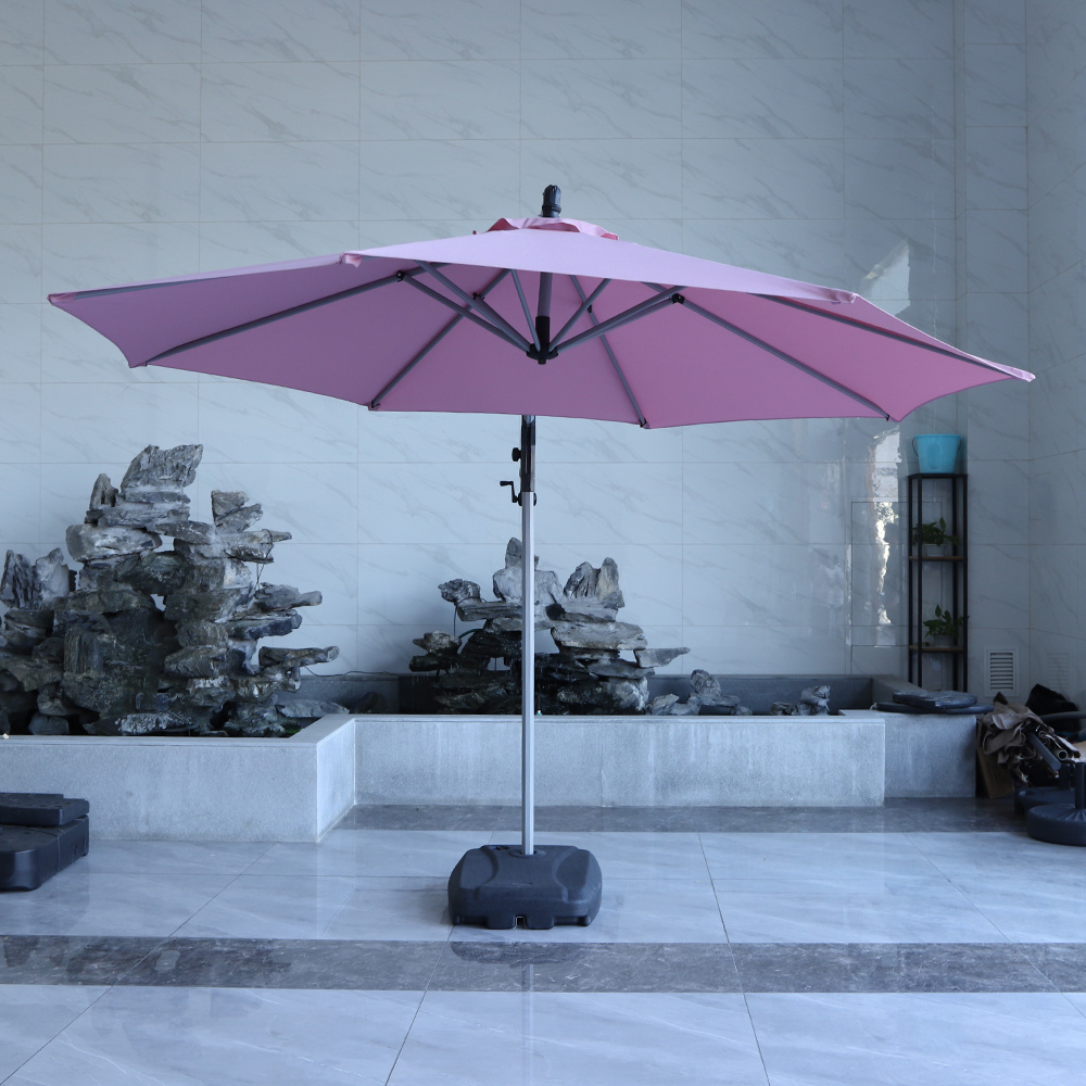 Support for patio umbrella waterproof windproof garden Patio Parasol Banana Umbrella for Outdoor