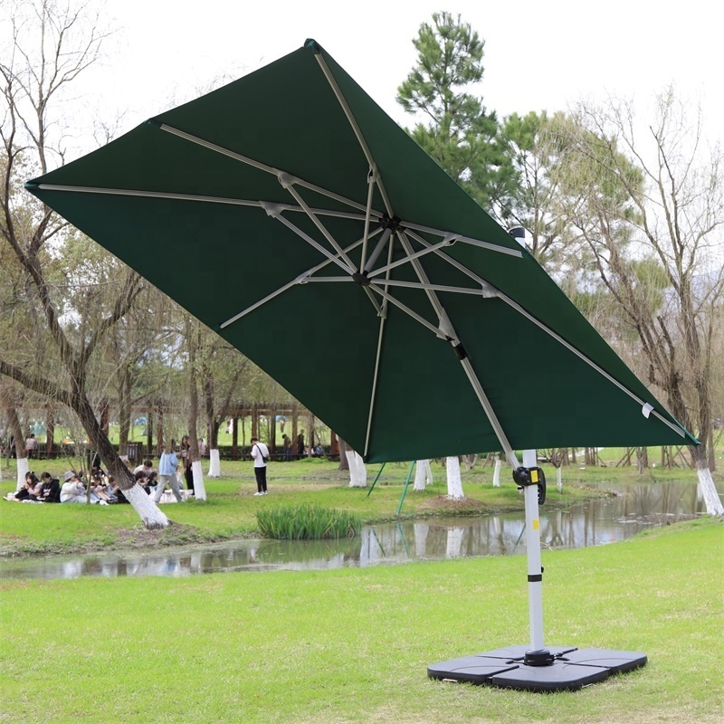 Middle Range Stock 3x3 M Small Roma  Parasol Umbrella Outdoor Furniture Garden  Cantilever Umbrella Parasol Factory