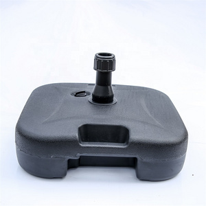 Heavy duty  plastic square umbrella base weight stand parasol water filled base for patio umbrella garden parasol