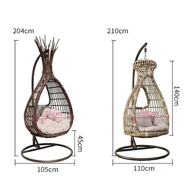 Outdoor Garden Sets Patio Furniture  Rattan Garden Egg Swing Hanging Chair