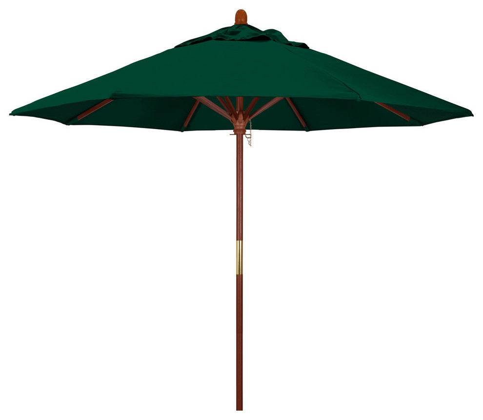 Wholesale Outdoor Wood Sun Garden Parasol Umbrella Cafe Patio Garden Umbrellas