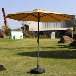 Custom Steel Logo Printed Parasol Style Outdoor and Sun Garden Use Patio Umbrella Outdoor Umbrella