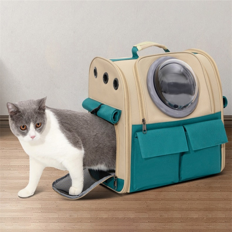 Juice Pet Manufacturer Wholesale Pet Travel Portable Bubble Backpack Sustainable Cat Carrier Ventilated Pet Bag