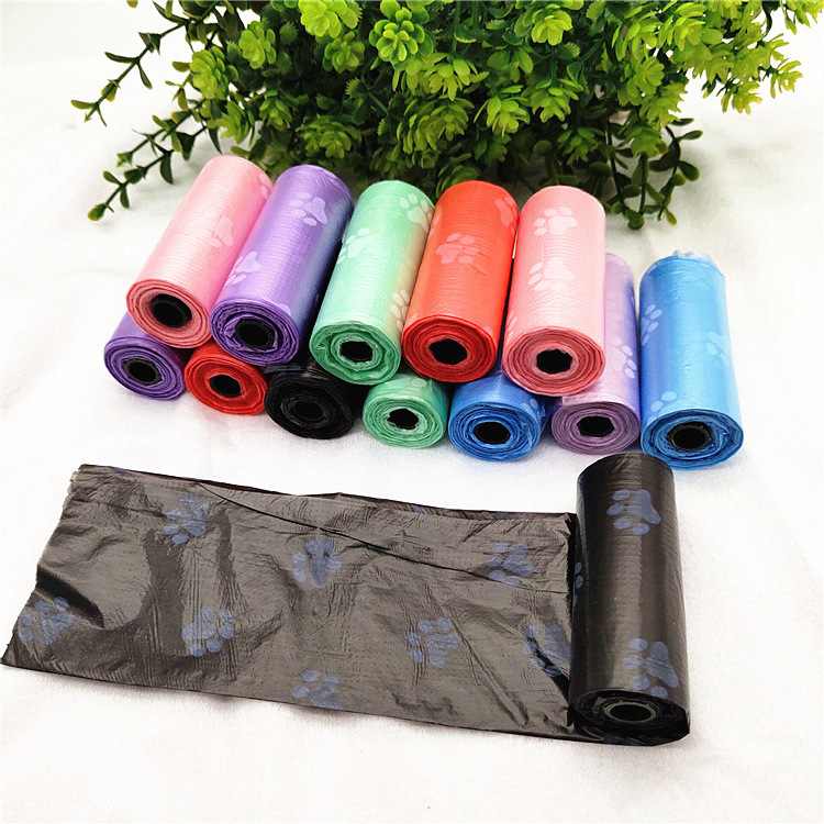 Juice Pet Manufacturer Degradable Dog Poop Bag Wholesale 15 bags A Roll Leak Proof Customize Available Pet Waste Dog Poop Bags