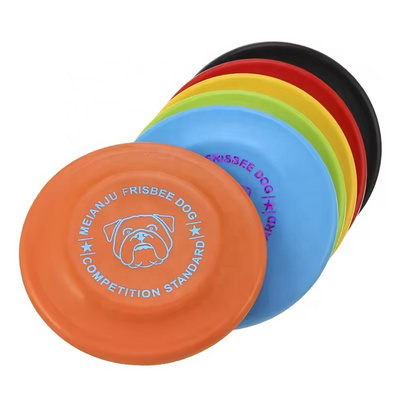 Juice Pet Outdoor Manufacturer Wholesale Pet Interactive Training Flying Disc Floating Water Bite Resistant Soft Dog Flying Disc