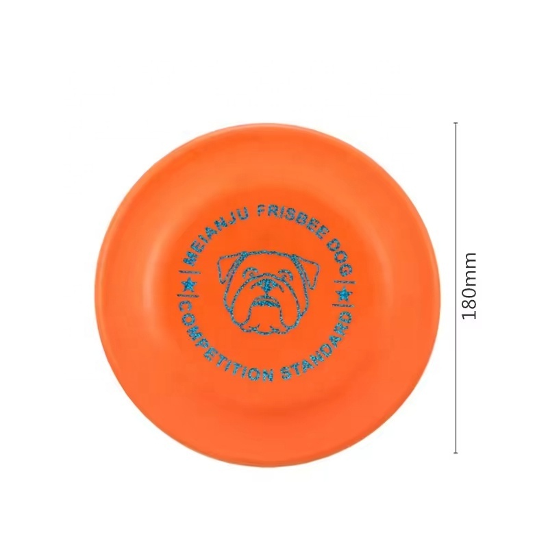 Juice Pet Outdoor Manufacturer Wholesale Pet Interactive Training Flying Disc Floating Water Bite Resistant Soft Dog Flying Disc