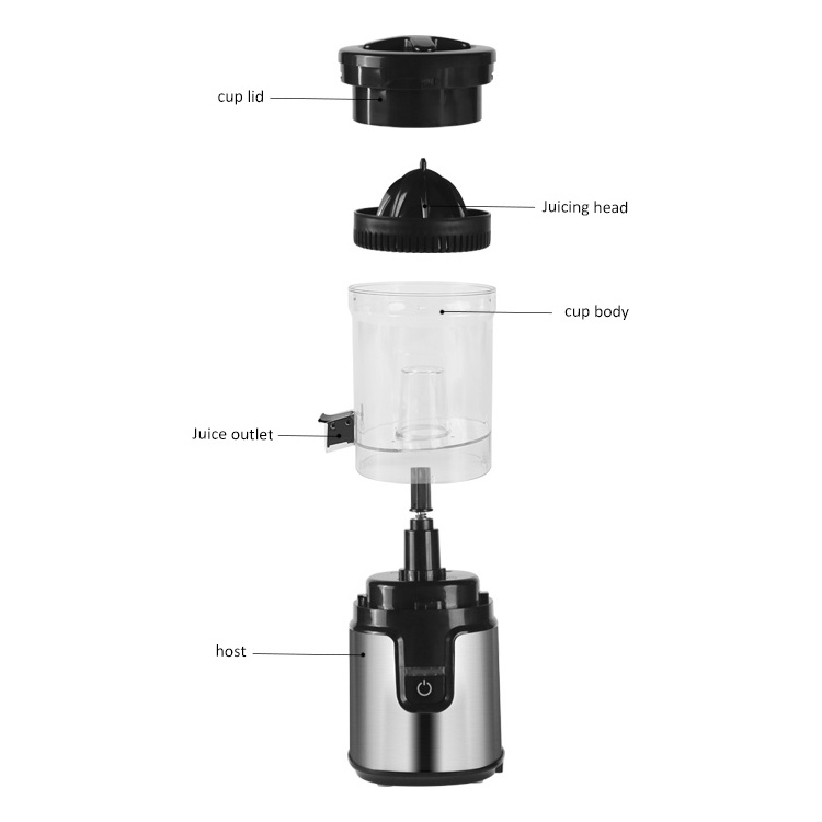 Kitchen appliances wholesale mini usb juicer press stainless steel electric citrus juicer orange rechargeable portable juicer