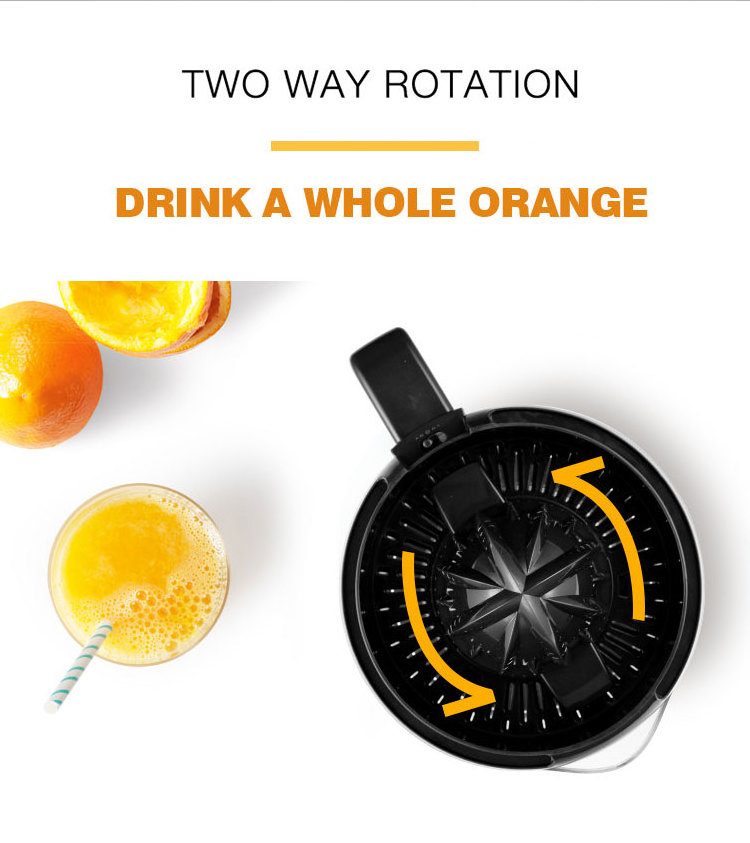 2023 hot selling home appliance 40 W with big 1200 ml capacity citrus juicer for home using