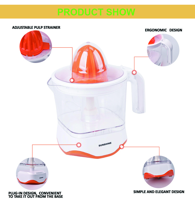 1.0L capacity lemon juicer exprimidor de naranja citrus juicer squeezer electric press orange juicer