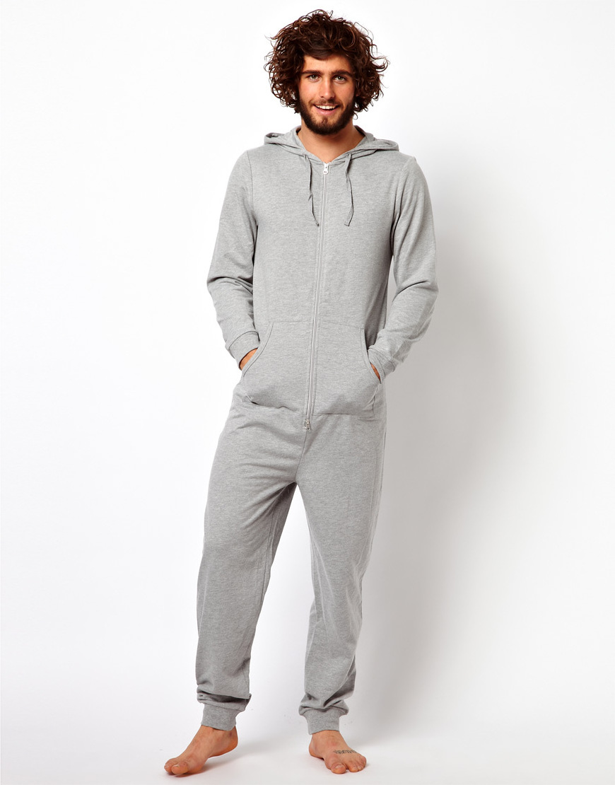 New Look Grey adult jumpsuit pajama wholesale