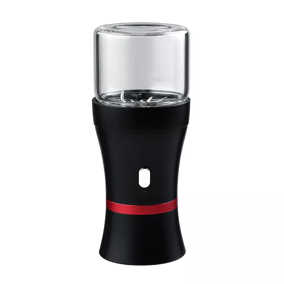 JUJI OEM Premium Auto Grinders Vapor Electric Herb Grinder 1100mAh Battery Tobacco Crusher With Child Lock Protection