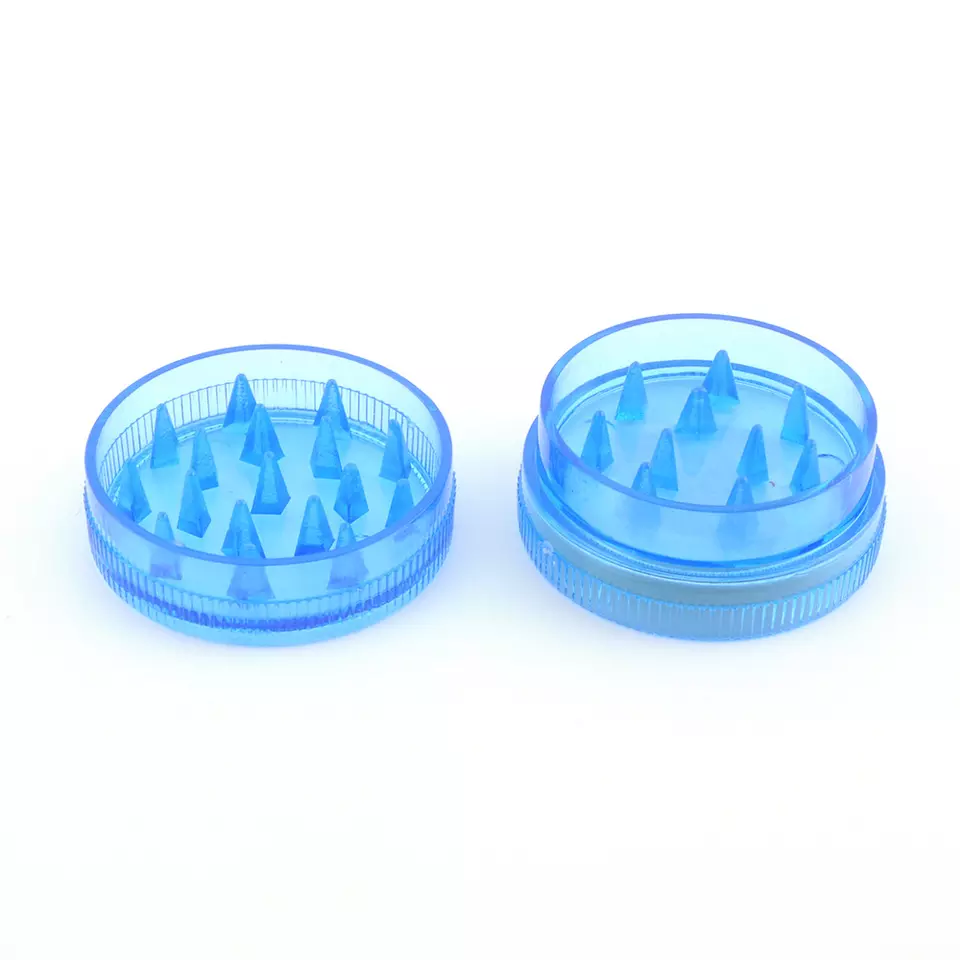 JUJI 2022 China wholesale crusher free sample private label custom 30mm portable small mini plastic herb grinder