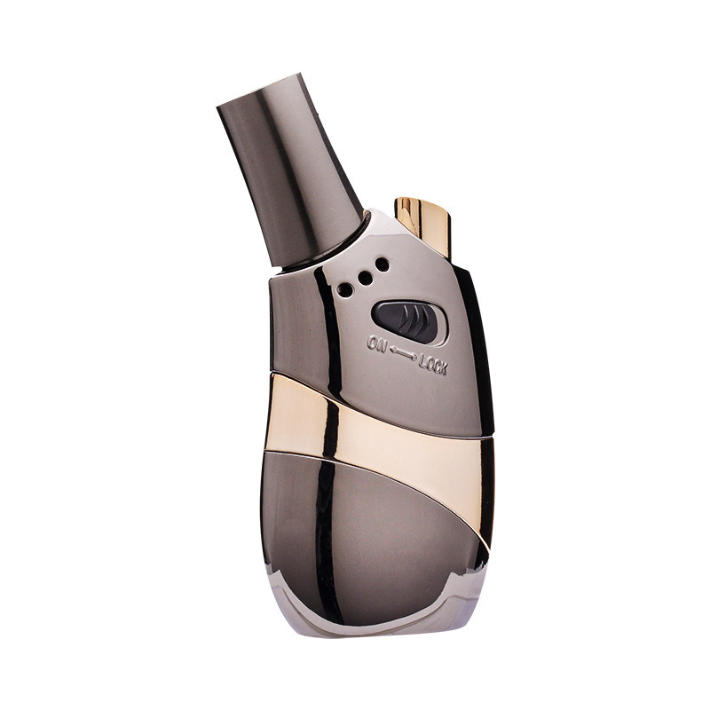 2023 Wholesale Portable Windproof Cigar Lighters OEM Torch Refillable Butane Gas Refill Gas Lighter for Multi Purpose