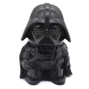 JUJI Wholesale 2023 Newest Unique Design 90mm Wars Star Black Tobacco Grinders Warrior Darth Vader 3 Layers Metal Herb Grinder