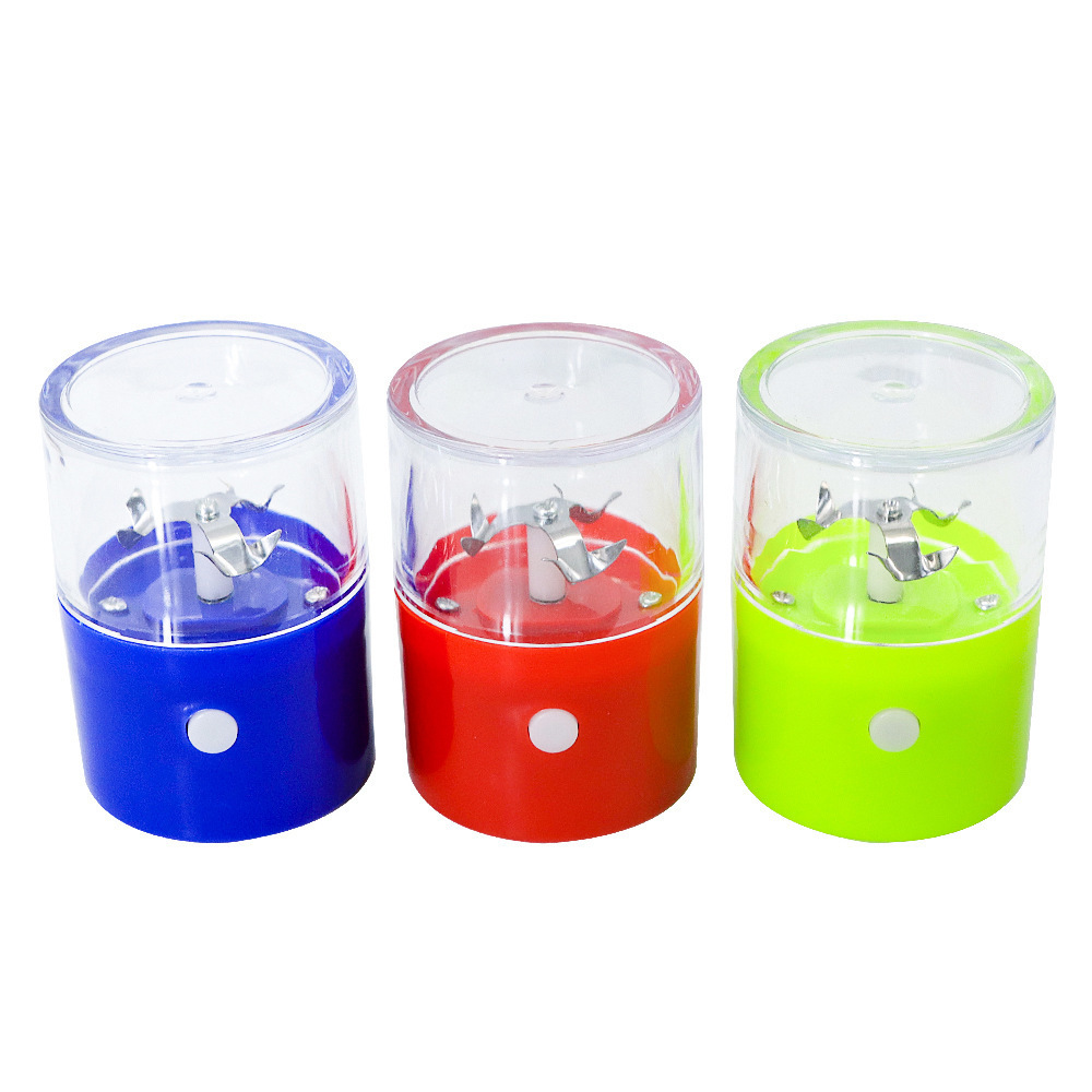 JUJI 2022 Multi color Portable USB Charging Automatic Herbal Dry Flowers Tea Crusher Electric Herb Grinder