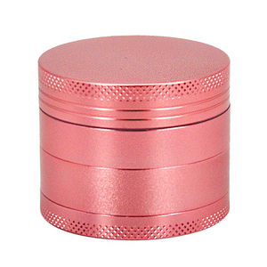 JUJI High Quality Portable 50mm Matte Herb Grinder Costom Pink Purple Color Spice Herbal Grinder