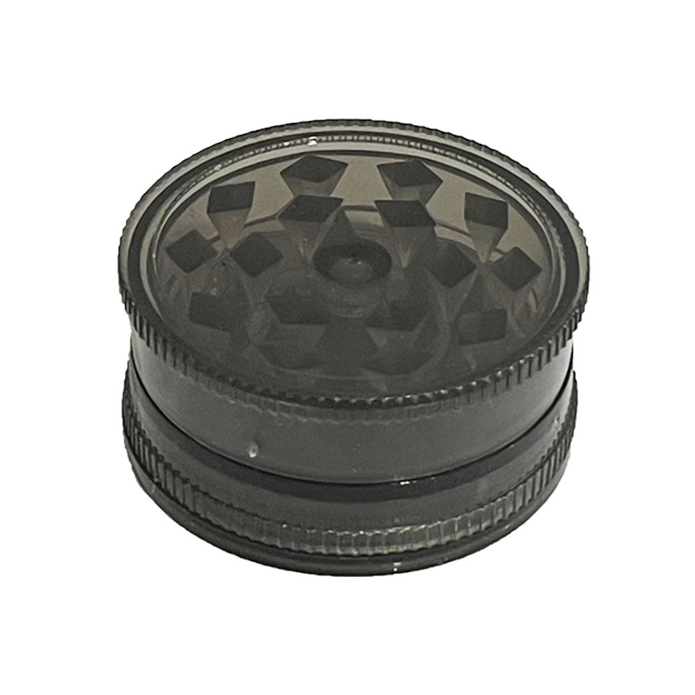 Yiwu Juji Wholesale High Quality Cheap Custom Mini 42mm Three Parts Plastic Herb Grinder Tobacco Grinder Herb