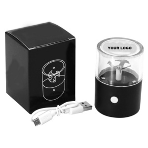 JUJI Wholesale New Plastic Automatic USB Tobacco Grinders 50mm Rechargeable Electric Powerful Tobacco Dry Herb Grinder