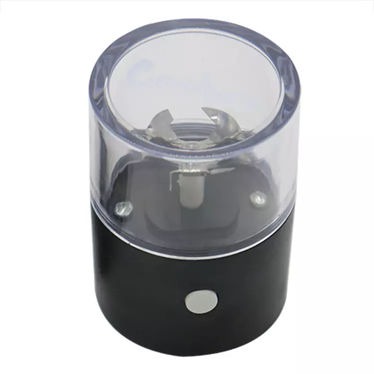 JUJI 2022 Multi color Portable USB Charging Automatic Herbal Dry Flowers Tea Crusher Electric Herb Grinder