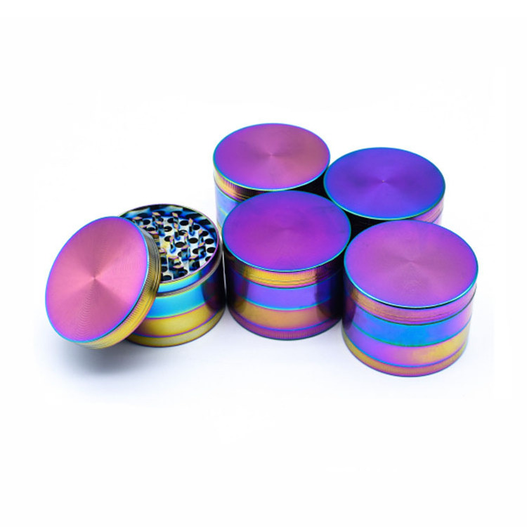 JUJI Pink Custom Logo Herb Grinder Fancy Colorful Portable Tobacco Manual Pill Grinder Herbal herb Grinders Smoking Accessories