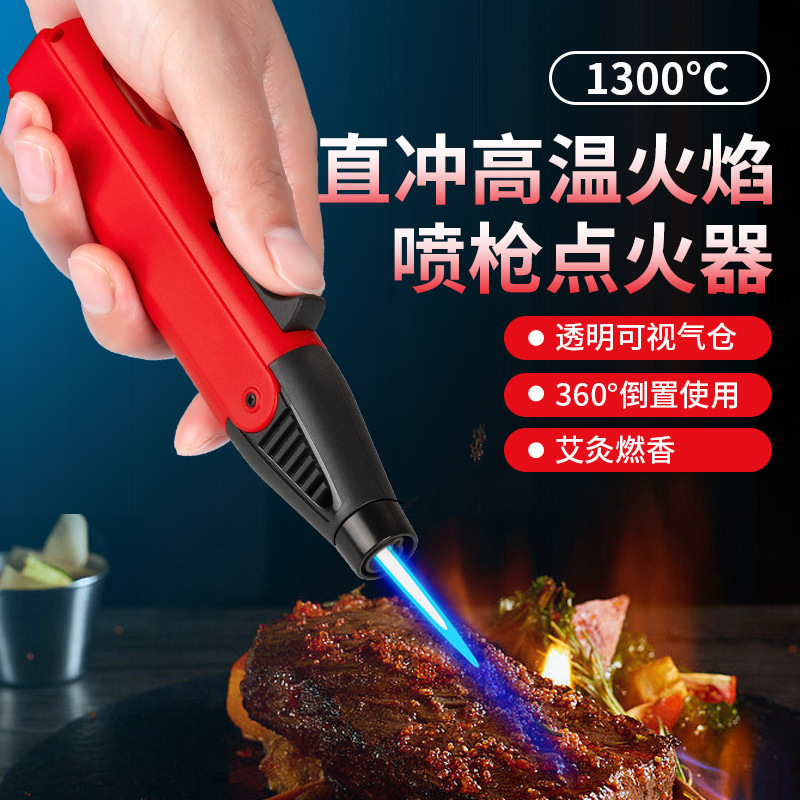 2023 Wholesale Cheap Butane Torch Lighters BBQ Cigar Kitchen Butane Welding Torch Lighter for Multi Purpose