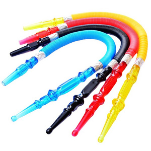 2022 Factory Wholesale Colorful Hookah Shisha Hose Stretchable Narghile Shisha Pipe with Mouthpiece Hookah Accessories