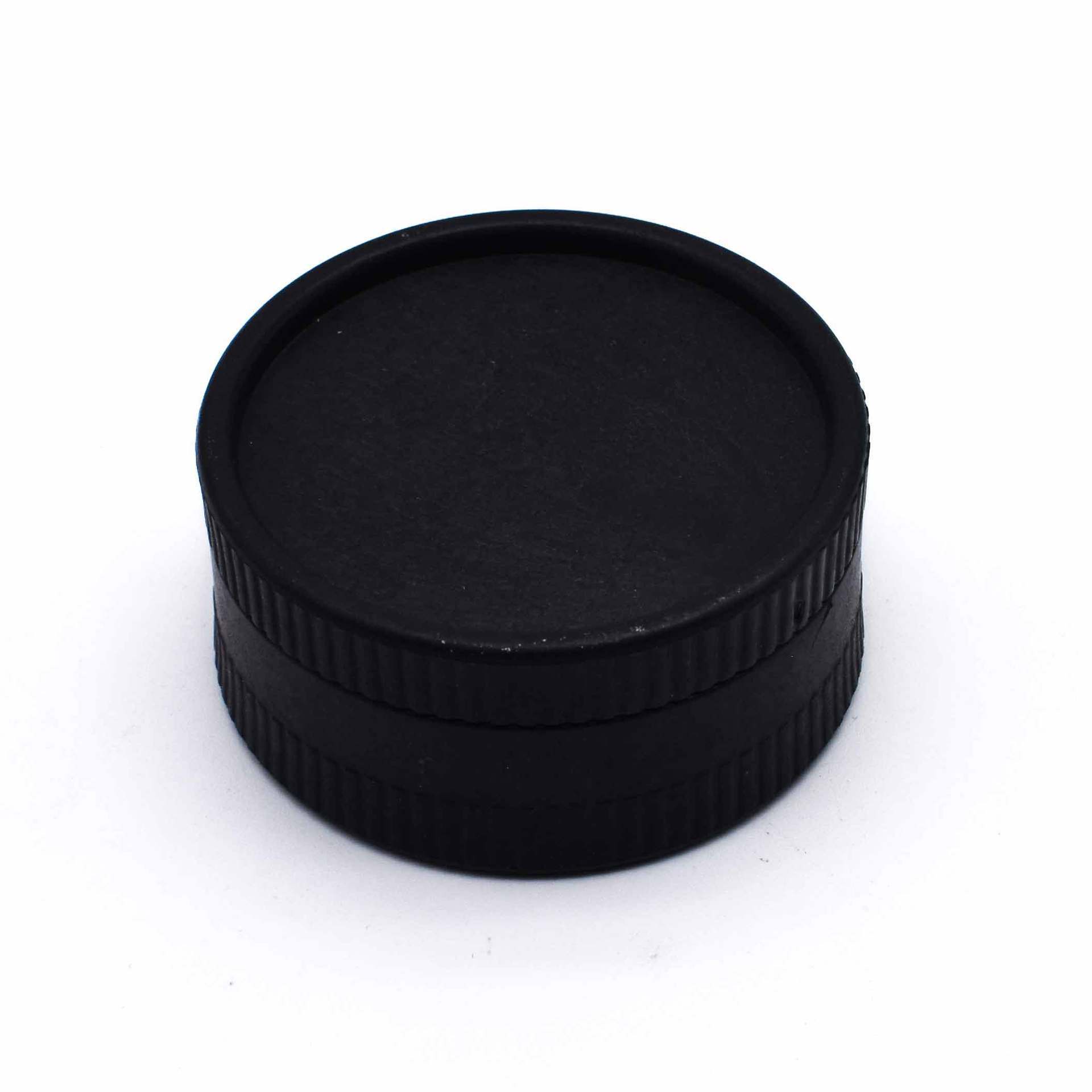 JUJI Wholesale Custom High Quality Eco Friendly 55mm-2layers Tobacco Grinder Biodegradable Herb Grinder with Display Box