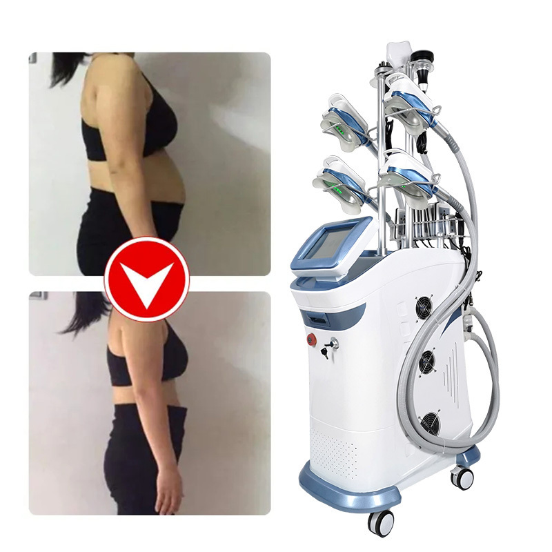 5 handles Cryo 360 Fat Freezing Cavitation Therapy vacuum cavitation system Cryo Slimming Machine Fat Freezing