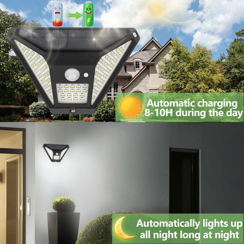 Wholesale New 2024 Solar Motion Lights Outdoor IP65 Waterproof  1000mAh Lighting 12H for Garden Landscape Illumination