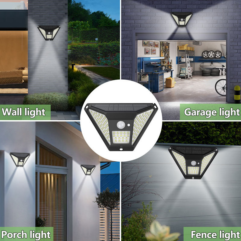 Wholesale New 2024 Solar Motion Lights Outdoor IP65 Waterproof  1000mAh Lighting 12H for Garden Landscape Illumination