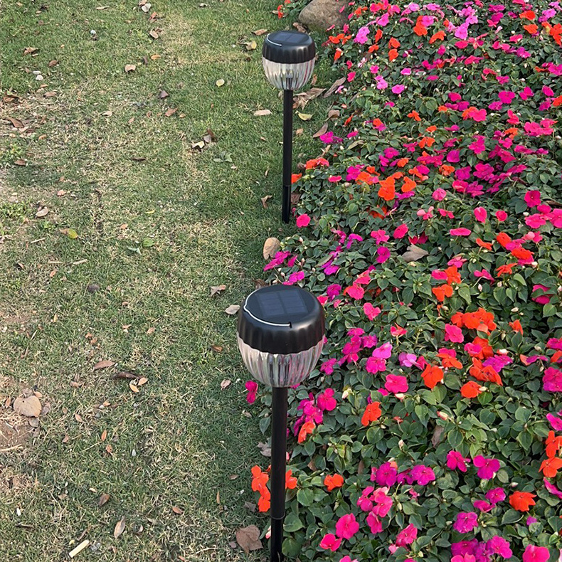 Solar Pathway Lights 4 in 1 Ultra Bright Solar Lights Outdoor Garden with IP65 Waterproof, 2 Lighting Modes 12H Auto On/Off