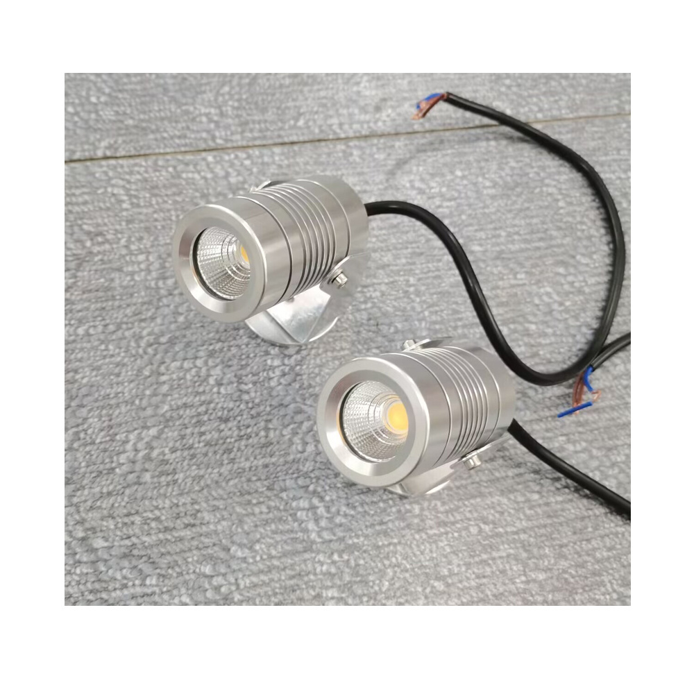 in stock led spike light outdoor ip65 spotlight 5w 10w cob led high lumen outdoor mini garden lawn spot light