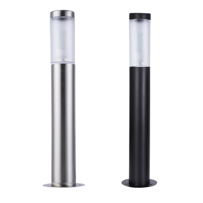 60cm 100cm IP65 E27 Outside Led Garden Lamp  Outdoor Stainless Steel Led Lawn Lamp 600mm Bollard Garden Light Pathway  Lighting