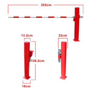 Car Park Barrier Automatic Easy Operation Installation parking barrier gate