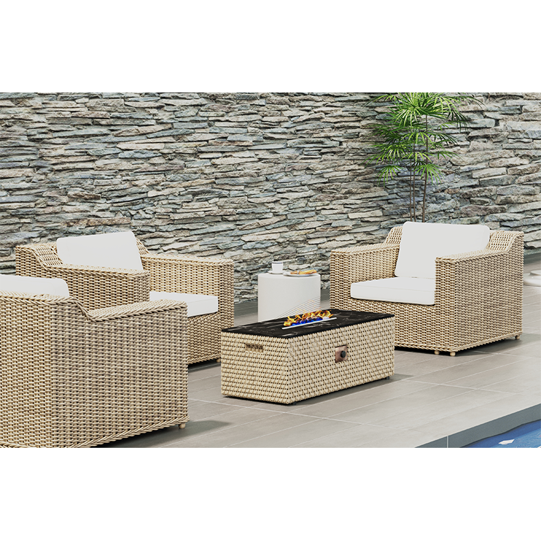 hot-selling modern white pool furniture side concrete table for outdoors