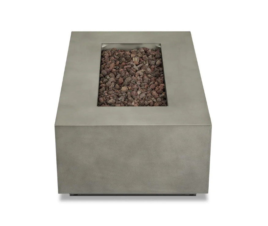 luxury modern smokeless outdoor natural gas fire pit