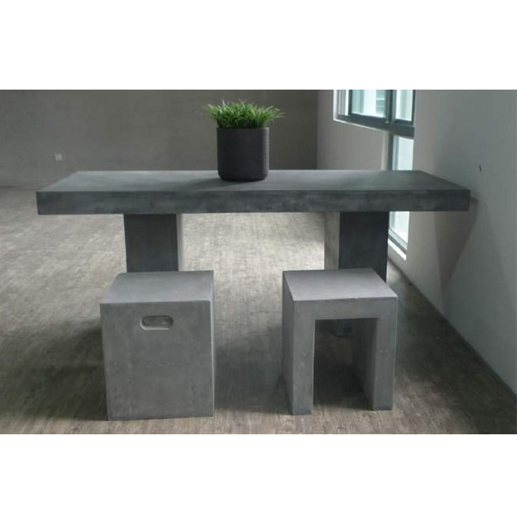 2020 outdoor indoor High quality concrete table comfortable durable garden furniture set