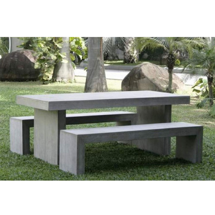 2020 outdoor indoor High quality concrete table comfortable durable garden furniture set