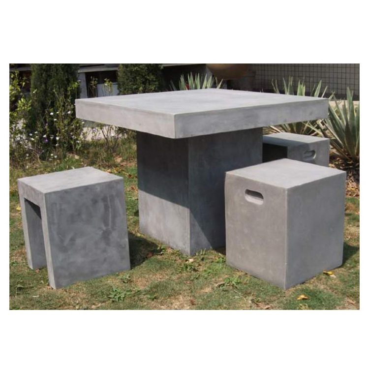 2020 outdoor indoor High quality concrete table comfortable durable garden furniture set