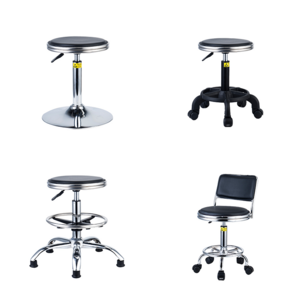 JEJOR  Antistatic Leather Work Stool Anti Static Office Chair Laboratory Cleanroom ESD Chairs