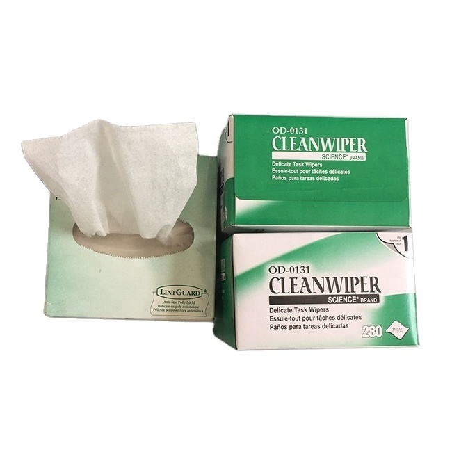 Camera Lens Cleaner Wipes Paper Soft Dry Cloth Use with Wet wipes 0131 Lint free Optical Wood Pulp Wipes