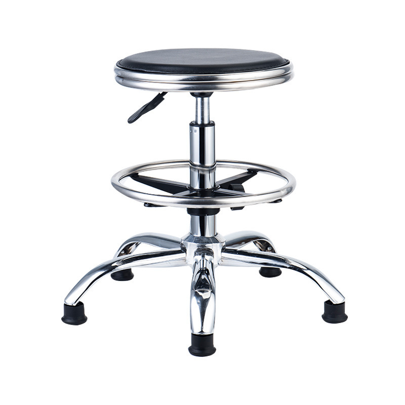 JEJOR  Antistatic Leather Work Stool Anti Static Office Chair Laboratory Cleanroom ESD Chairs