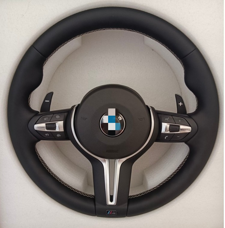 e90 e92 e60 steering wheel for bmw Factory price Custom Black Perforated Leather M Sport Steering Wheel 2024 new design