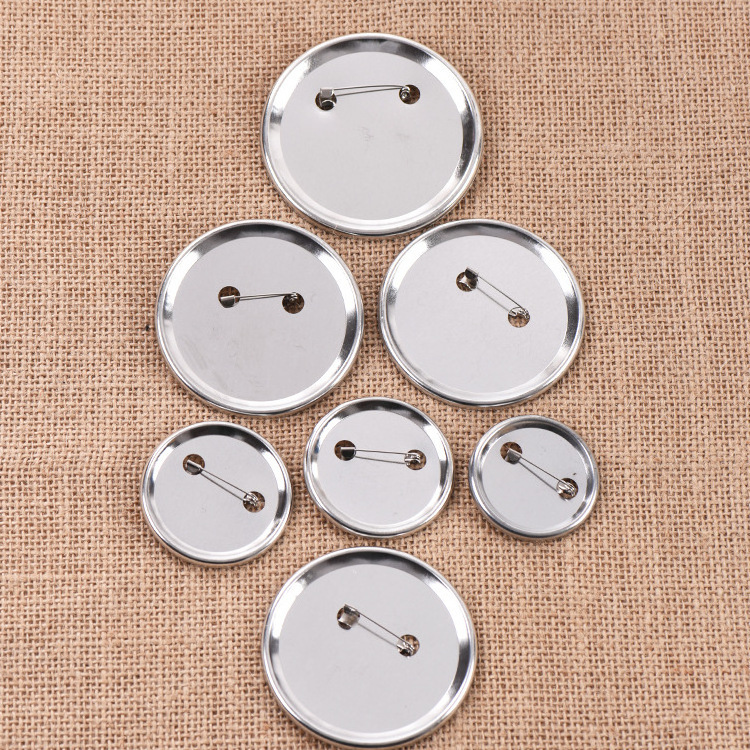 wholesale 25mm 32mm 37mm 44mm 50mm 56mm  58mm Metal and Plastic  round pin button badge parts